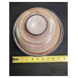 Ceramic Bowl and Underplate Set (Lot of 2)