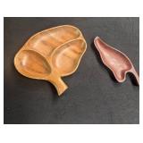 Carved Wooden Serving Dishes (Lot of 2)