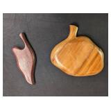 Carved Wooden Serving Dishes (Lot of 2)