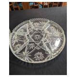 Mixed Pressed Glass Serving Pieces (Lot of 5)