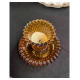 Mixed Pressed Glass Serving Pieces (Lot of 5)