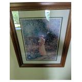 Betty Zelder Signed Framed Garden Print