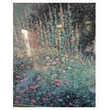 Betty Zelder Signed Framed Garden Print