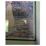 Betty Zelder Signed Framed Garden Print
