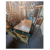 Oak Dining Table Set With 6 Chairs