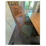 Oak Dining Table Set With 6 Chairs