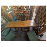 Oak Dining Table Set With 6 Chairs