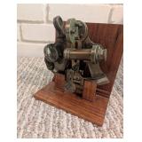 Kelvin & Hughes London 1917 Sextant on Wood Stand