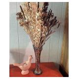 Mixed Decorative Vase & Bird Planter (Lot of 2)