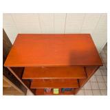 Wooden 3-shelf Bookcase With Assorted Hardcover Books