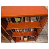 Wooden 3-shelf Bookcase With Assorted Hardcover Books
