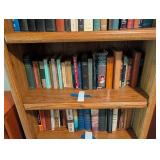 Oak Bookcase With Assorted Books