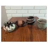 Mixed Lot of 4 Handmade Bowls & Cups
