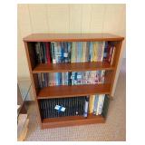 Wood-Finish Bookcase (Not Books)