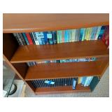 Wood-Finish Bookcase (Not Books)