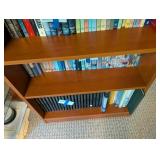 Wood-Finish Bookcase (Not Books)