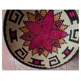 Handwoven Geometric Basket Bowl