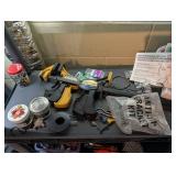 Mixed Shop Tools, Shelf, Clamps & Hardware