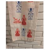 Decorative Woven Textile Wall Hanging With Wooden Rod