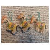 Hand-Painted Animal Ornament Assortment (Lot of 19)