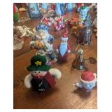 Assorted Christmas Ornaments and Figurines