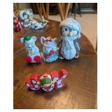 Assorted Christmas Ornaments and Figurines