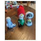 Assorted Christmas Ornaments and Figurines