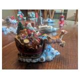 Assorted Christmas Ornaments and Figurines