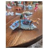 Assorted Christmas Ornaments and Figurines