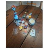 Assorted Christmas Ornaments and Figurines