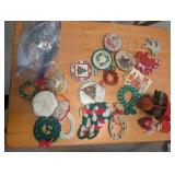 Assorted Christmas Ornaments and Figurines