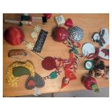 Assorted Christmas Ornaments and Figurines