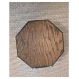 Octagonal Wood Wall Cabinet Shadow Box