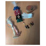 Guatemalan Worry Dolls Set With Woven Case (Lot of 7)
