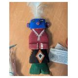 Guatemalan Worry Dolls Set With Woven Case (Lot of 7)