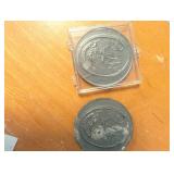 Mixed Vintage Award Medals & Society Ribbons (Lot of 5)
