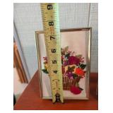 Framed Crewel Embroidery Pictures (Lot of 2)