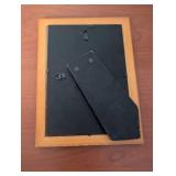 Signed Bird Print in Wood Frame