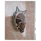 Woven Cat Mask Wall Decor