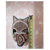 Woven Cat Mask Wall Decor