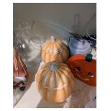 Mixed Lot of Fall Halloween and Thanksgiving Decor