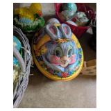 Mixed Easter Basket Assortment With Decorative Eggs & Figures