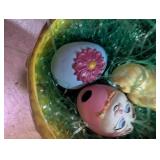 Mixed Easter Basket Assortment With Decorative Eggs & Figures