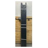 CREATIVE SURFACES 36 in.   72 in. Black Vinyl Railing Msrp $89.99