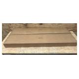 ^Vigoro 48 in. x 3 in. x 3 in. Roman Brick Black Rubber Edging (6-Pack) Msrp $146.22 lot of 2