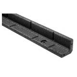 ^Vigoro 48 in.   3 in. x 3 in. Roman Brick Black Rubber Edging (6-Pack) Msrp $146.22 lot of 2