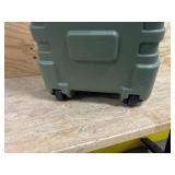 *Plano 27-Gal. Hinged Storage Box in Olive Drab- with wheels