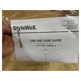 ^StyleWell 7.5 FT Steel Patio Umbrella