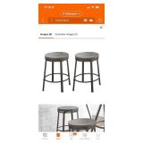^Steve Silver Portland Grey 24 in. Counter Stool (Set of 2)