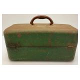 Misc. Vintage Items Including old metal Tackle Box And More